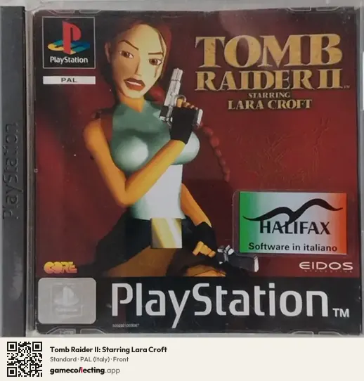 Tomb Raider II: Starring Lara Croft PlayStation, Italy box front
