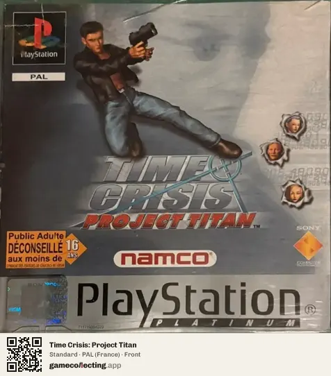 Time Crisis: Project Titan PlayStation, France box front