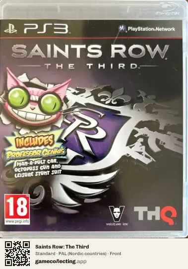 Saints Row: The Third PlayStation 3, Nordic countries box front
