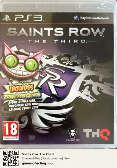 Saints Row: The Third PlayStation 3, Nordic countries box front