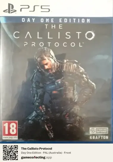 The Callisto Protocol PlayStation 5, Australia box front