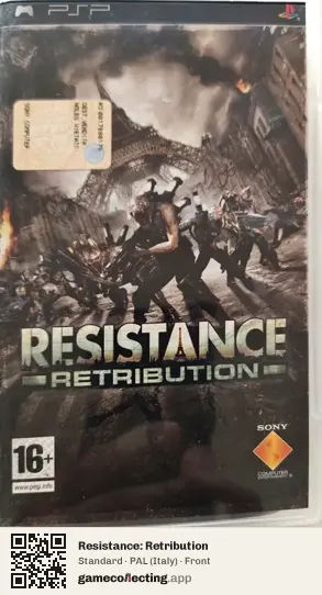 Resistance: Retribution PlayStation Portable, Italy box front