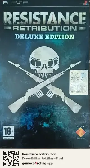 Resistance: Retribution PlayStation Portable, Italy box front