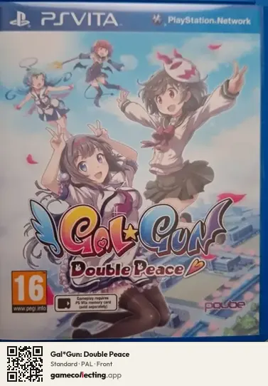 Gal*Gun: Double Peace PlayStation Vita, PAL box front
