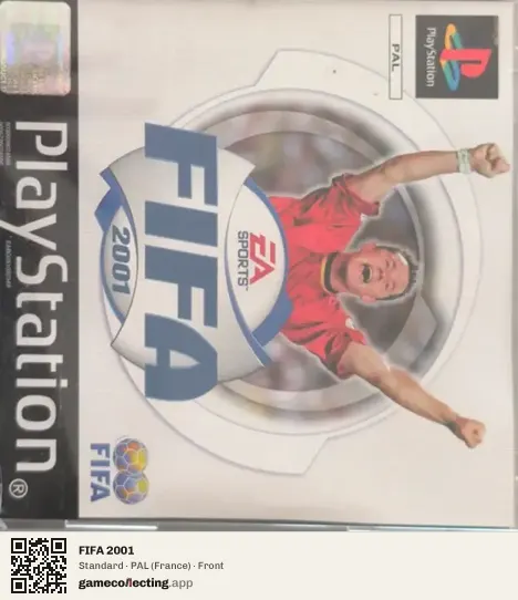 FIFA 2001 PlayStation, France box front