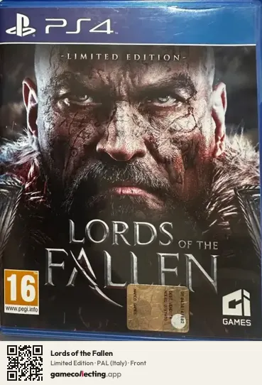 Lords of the Fallen PlayStation 4, Italy box front