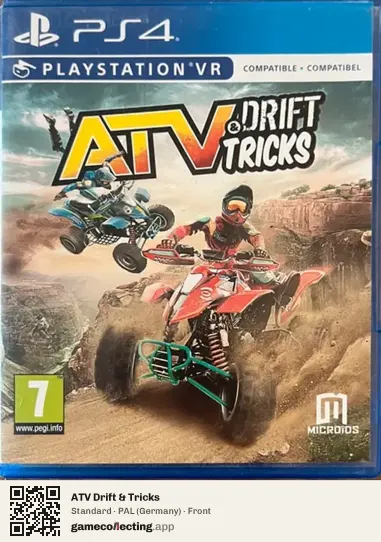 ATV Drift & Tricks PlayStation 4, Germany box front
