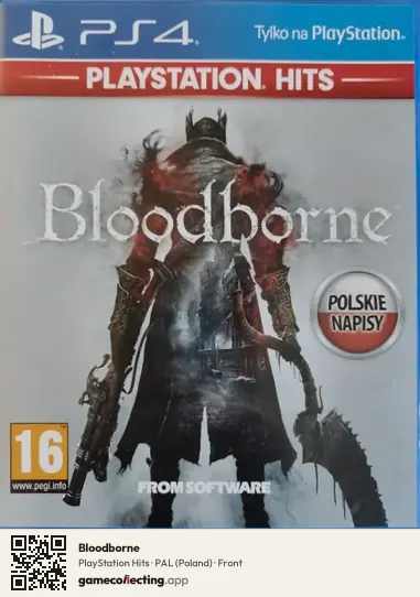 Bloodborne PlayStation 4, Poland box front