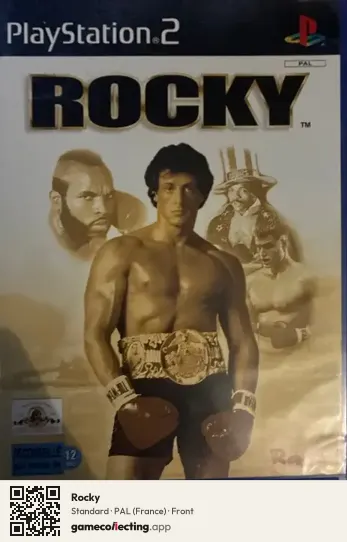 Rocky PlayStation 2, France box front