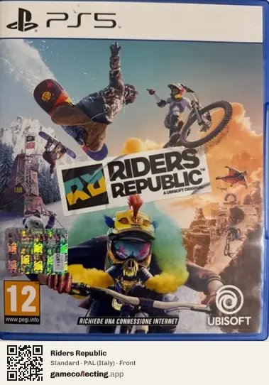 Riders Republic PlayStation 5, Italy box front