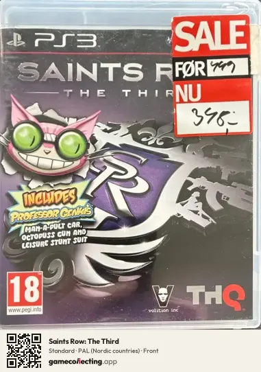 Saints Row: The Third PlayStation 3, Nordic countries box front