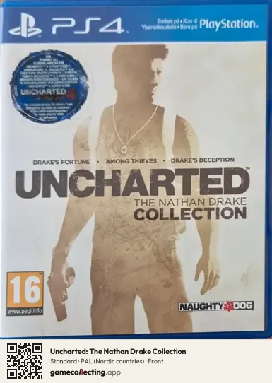 Uncharted: The Nathan Drake Collection PlayStation 4, Nordic countries box front