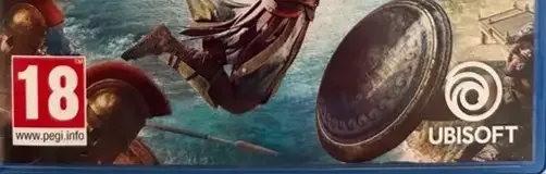 Assassin's Creed Odyssey, the PEGI square on its front