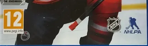 NHL 18, the PEGI square on its front