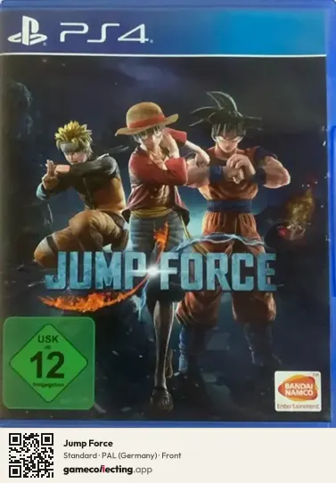 Jump Force PlayStation 4, Germany box front