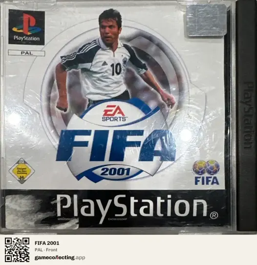 FIFA 2001 PlayStation, PAL box front