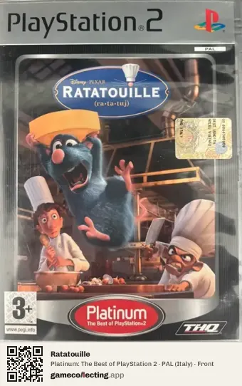 Ratatouille PlayStation 2, Italy box front