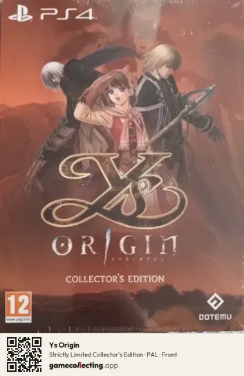 Ys Origin PlayStation 4, PAL box front