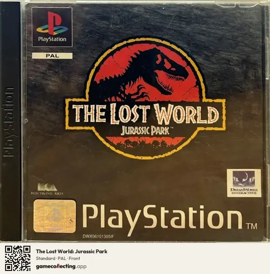 The Lost World: Jurassic Park PlayStation, PAL box front