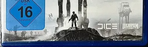 Star Wars Battlefront, the USK square on its front