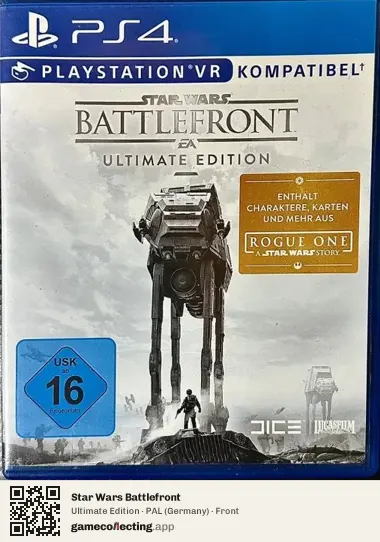 Star Wars Battlefront PlayStation 4, Germany box front