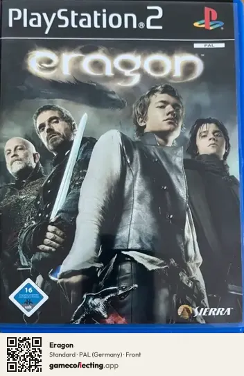 Eragon PlayStation 2, Germany box front
