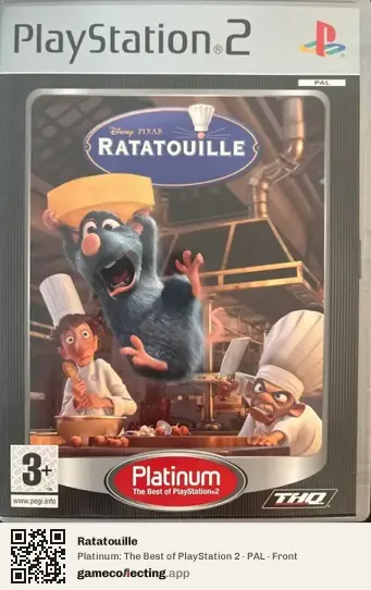 Ratatouille PlayStation 2, PAL box front