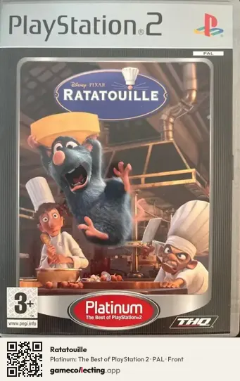 Ratatouille PlayStation 2, PAL box front