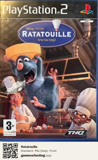 Ratatouille PlayStation 2, Italy box front