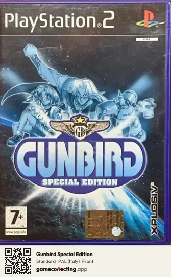 Gunbird Special Edition PlayStation 2, Italy box front