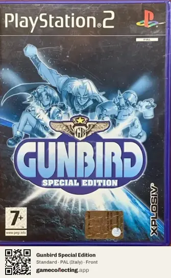 Gunbird Special Edition PlayStation 2, Italy box front