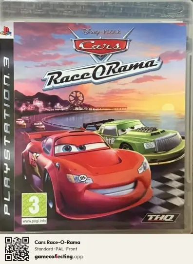 Cars Race-O-Rama PlayStation 3, PAL box front