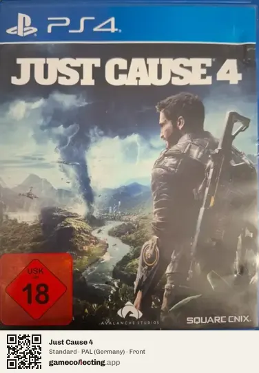 Just Cause 4 PlayStation 4, Germany box front