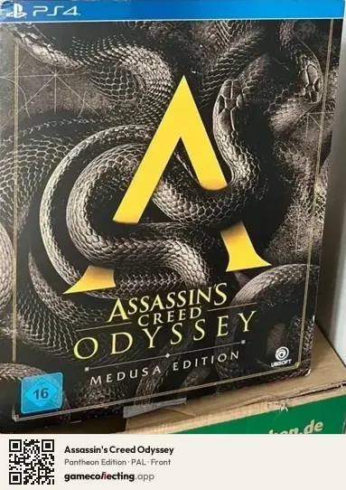 Assassin's Creed Odyssey PlayStation 4, PAL box front
