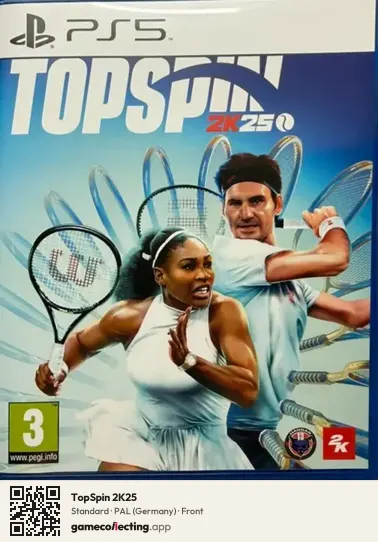 TopSpin 2K25 PlayStation 5, Germany box front