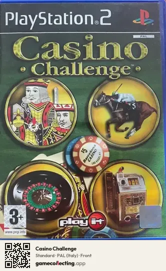 Casino Challenge PlayStation 2, Italy box front