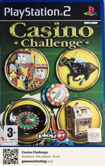 Casino Challenge PlayStation 2, Spain box front