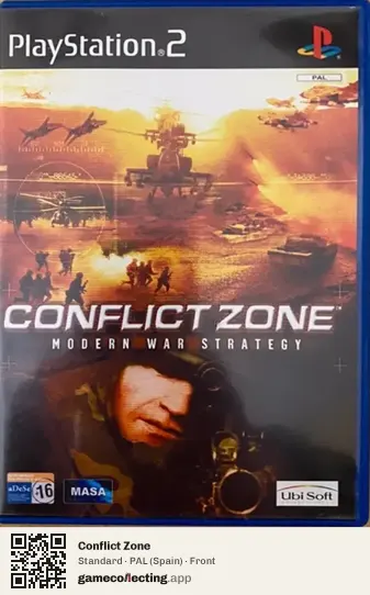 Conflict Zone PlayStation 2, Spain box front