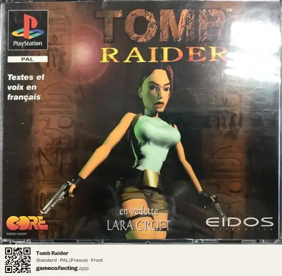 Tomb Raider PlayStation, France box front