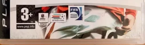 FIFA 09, the PEGI square on its front