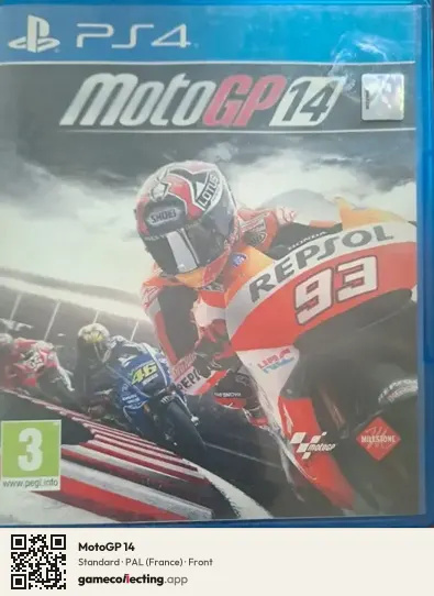 MotoGP 14 PlayStation 4, France box front