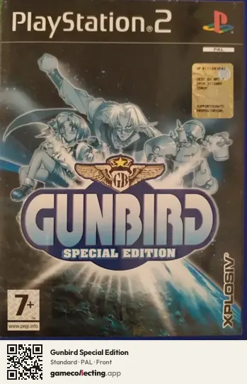 Gunbird Special Edition PlayStation 2, PAL box front