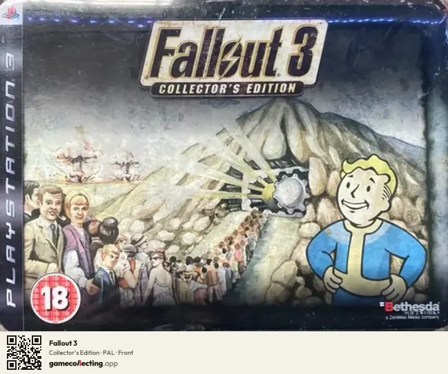 Fallout 3 PlayStation 3, PAL box front