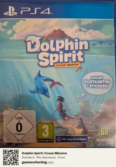 Dolphin Spirit: Ocean Mission PlayStation 4, Germany box front