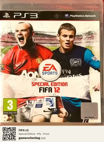 FIFA 12 PlayStation 3, PAL box front