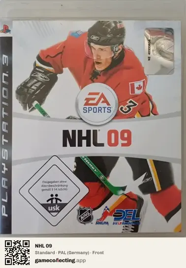 NHL 09 PlayStation 3, Germany box front