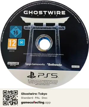 Ghostwire: Tokyo PlayStation 5, PAL disc