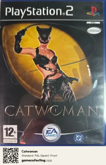 Catwoman PlayStation 2, Spain box front