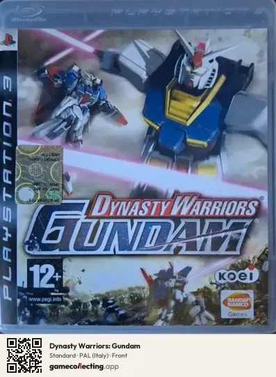 Dynasty Warriors: Gundam PlayStation 3, Italy box front