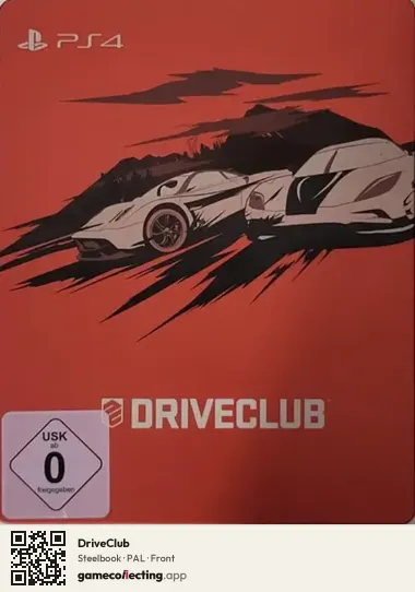 DriveClub PlayStation 4, PAL box front